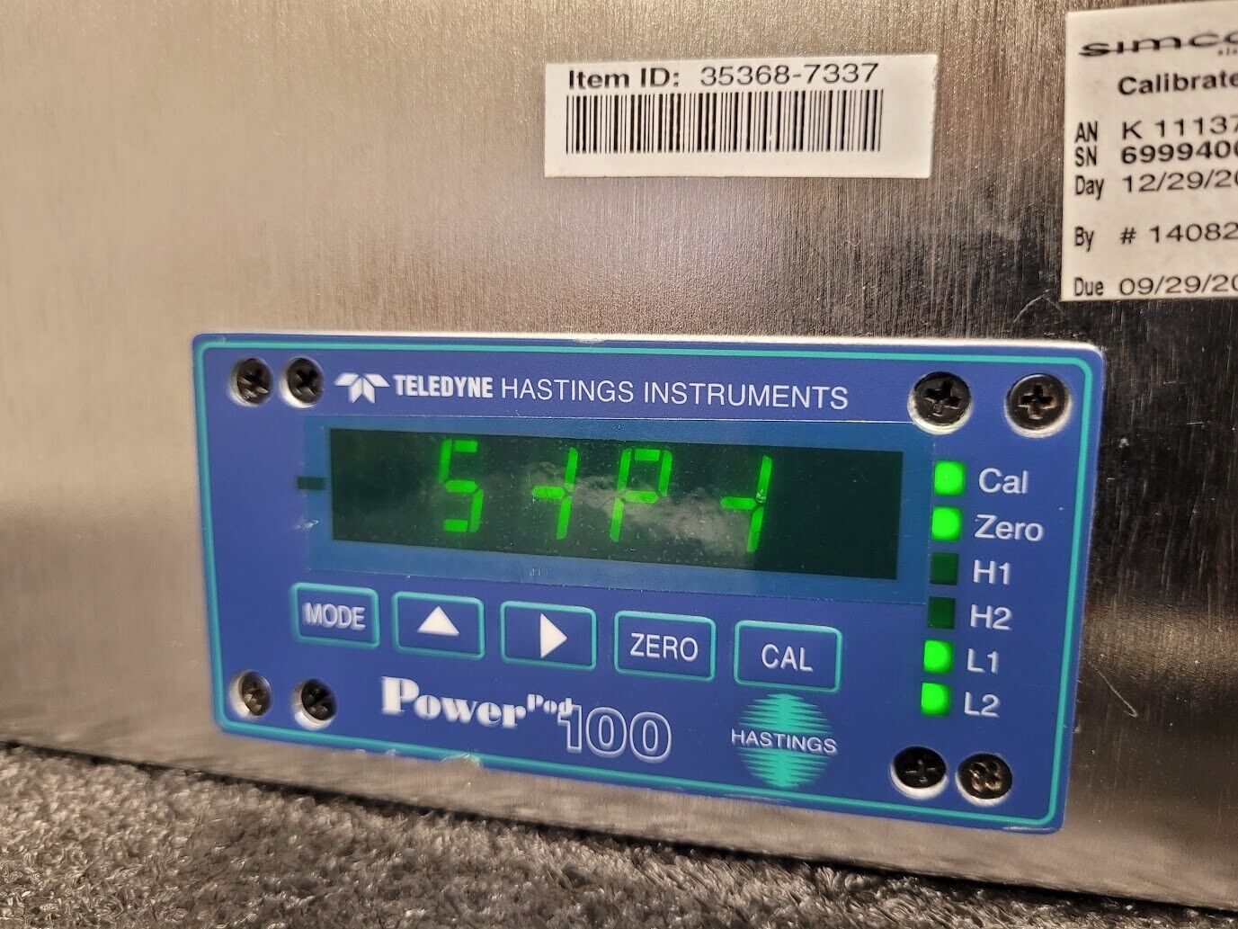 Teledyne Hastings THPS-100-115 Power Pod 100 Mass Flow Meter, Controller HFM-300