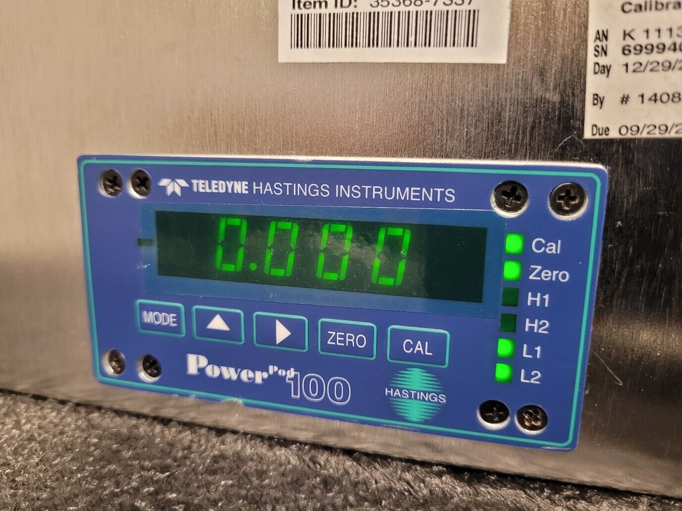 Teledyne Hastings THPS-100-115 Power Pod 100 Mass Flow Meter, Controller HFM-300