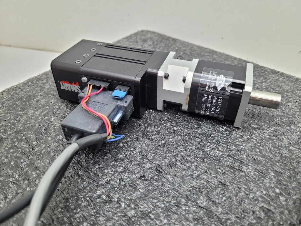 Animatics SmartMotor SM1720M w/ GH17P10 10:1 Gearhead PS42V6A Power Supply