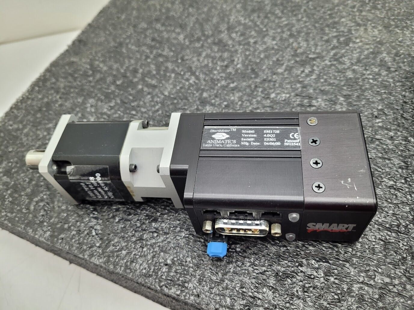 Animatics SmartMotor SM1720M w/ GH17P10 10:1 Gearhead PS42V6A Power Supply