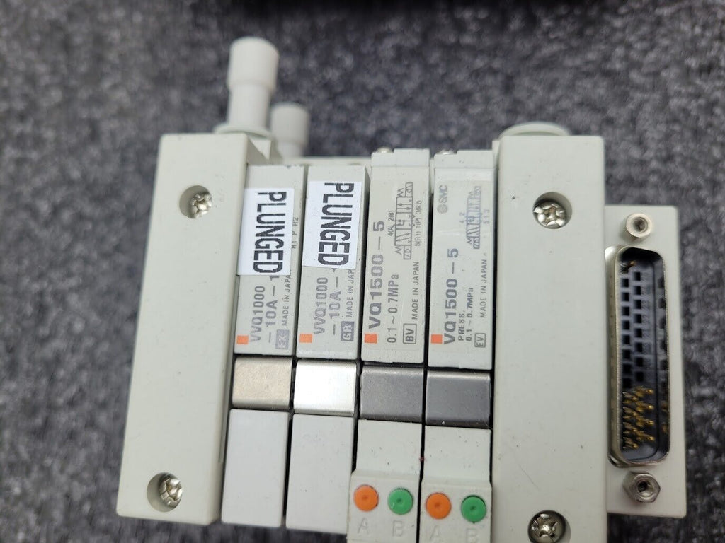 SMC Valve Block Solenoid Manifold LOT VQ1200-51, VQ1200-51 24VDC 0.1-0.7 MPa