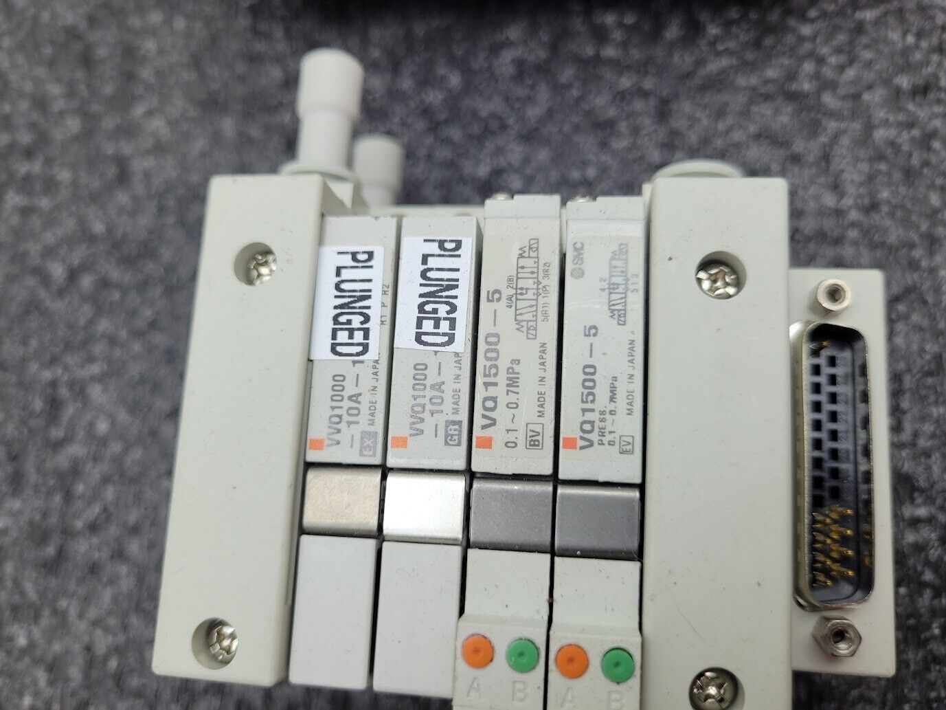 SMC Valve Block Solenoid Manifold LOT VQ1200-51, VQ1200-51 24VDC 0.1-0.7 MPa