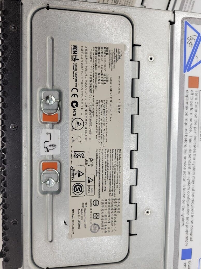 Lot of 2x IBM Power 730 Express POWER7+ Servers 64G Ram Each