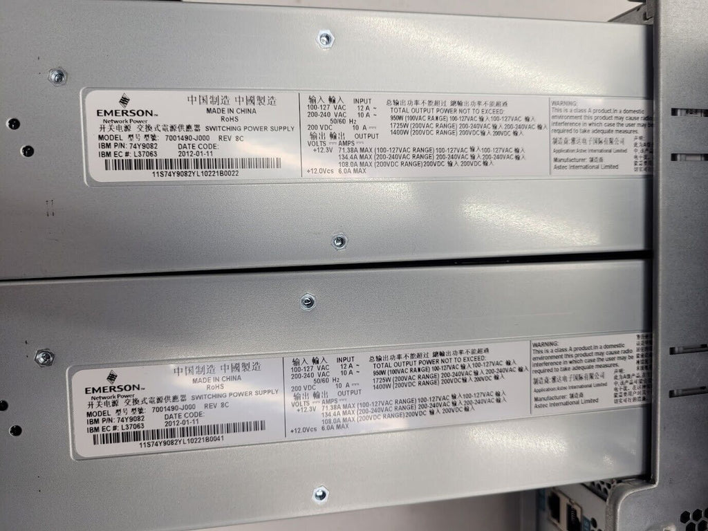 Lot of 2x IBM Power 730 Express POWER7+ Servers 64G Ram Each