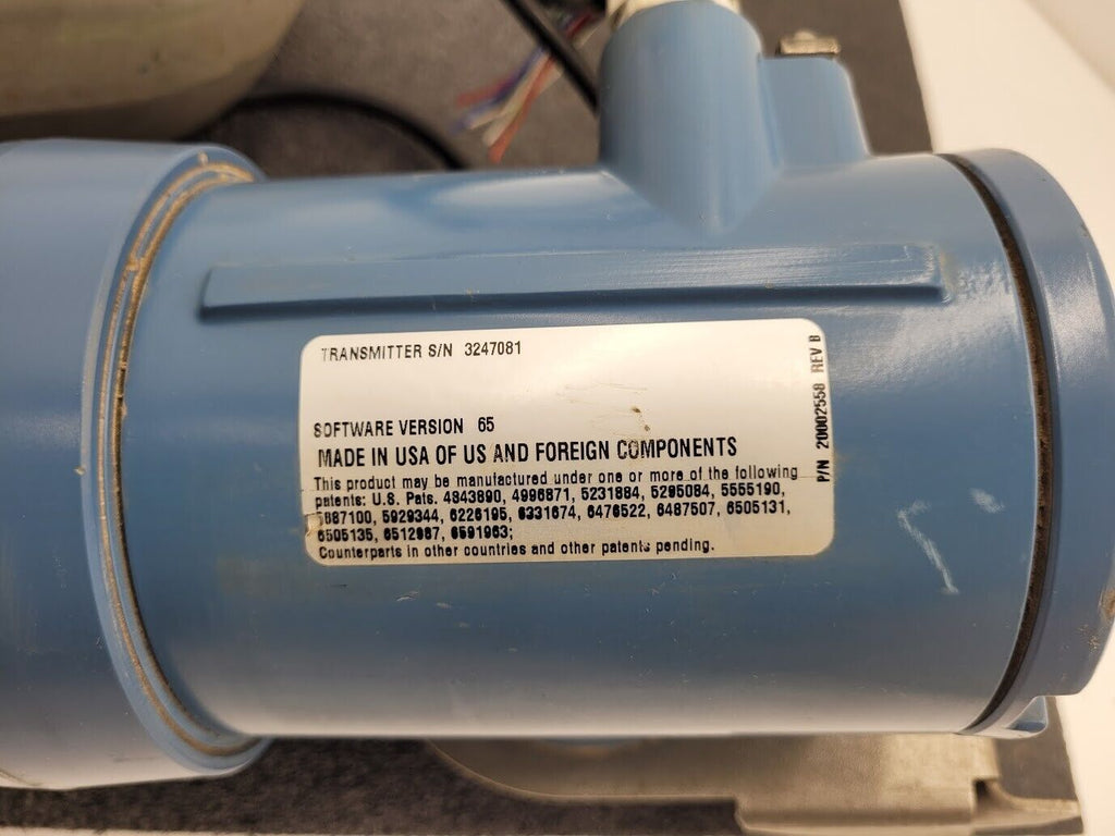 Micro Motion TECO B912 Mass Flow Coriolis Sensor R100S128NIAUEZZZZ 1" + TX