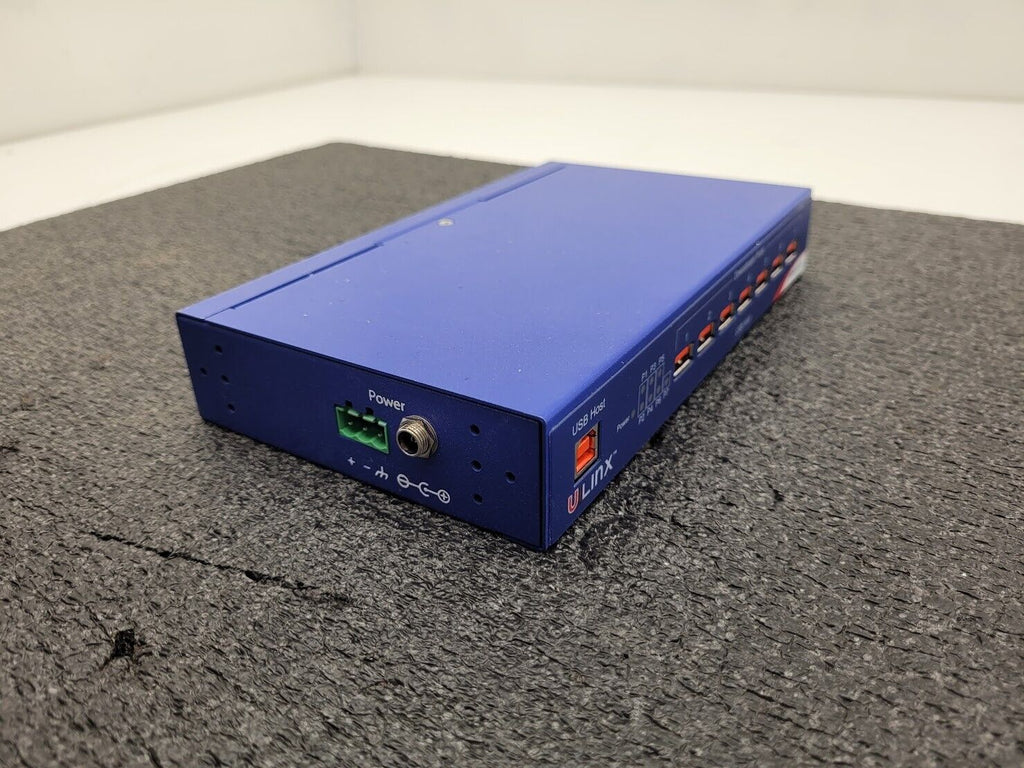 B+B SmartWorx Advantech UHR307 Isolate Industrial 7 Port USB Hub + Power Supply