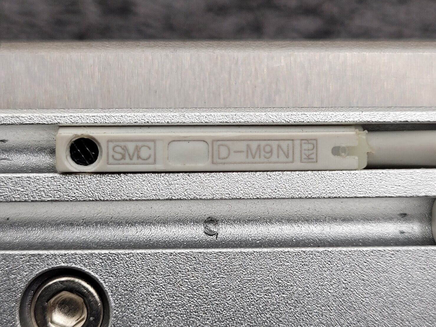 SMC MXP16-30 100PSI Linear Slide Guide Cylinder w/ D-M9N Sensors, Stops Unit B