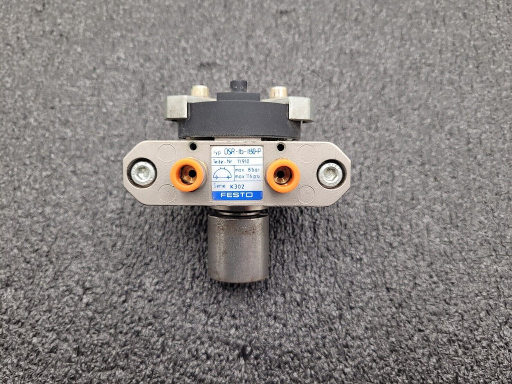 FESTO DSR-16-180-P Rotating Cylinder 116PSI 180 Degrees Adjustable Rotation