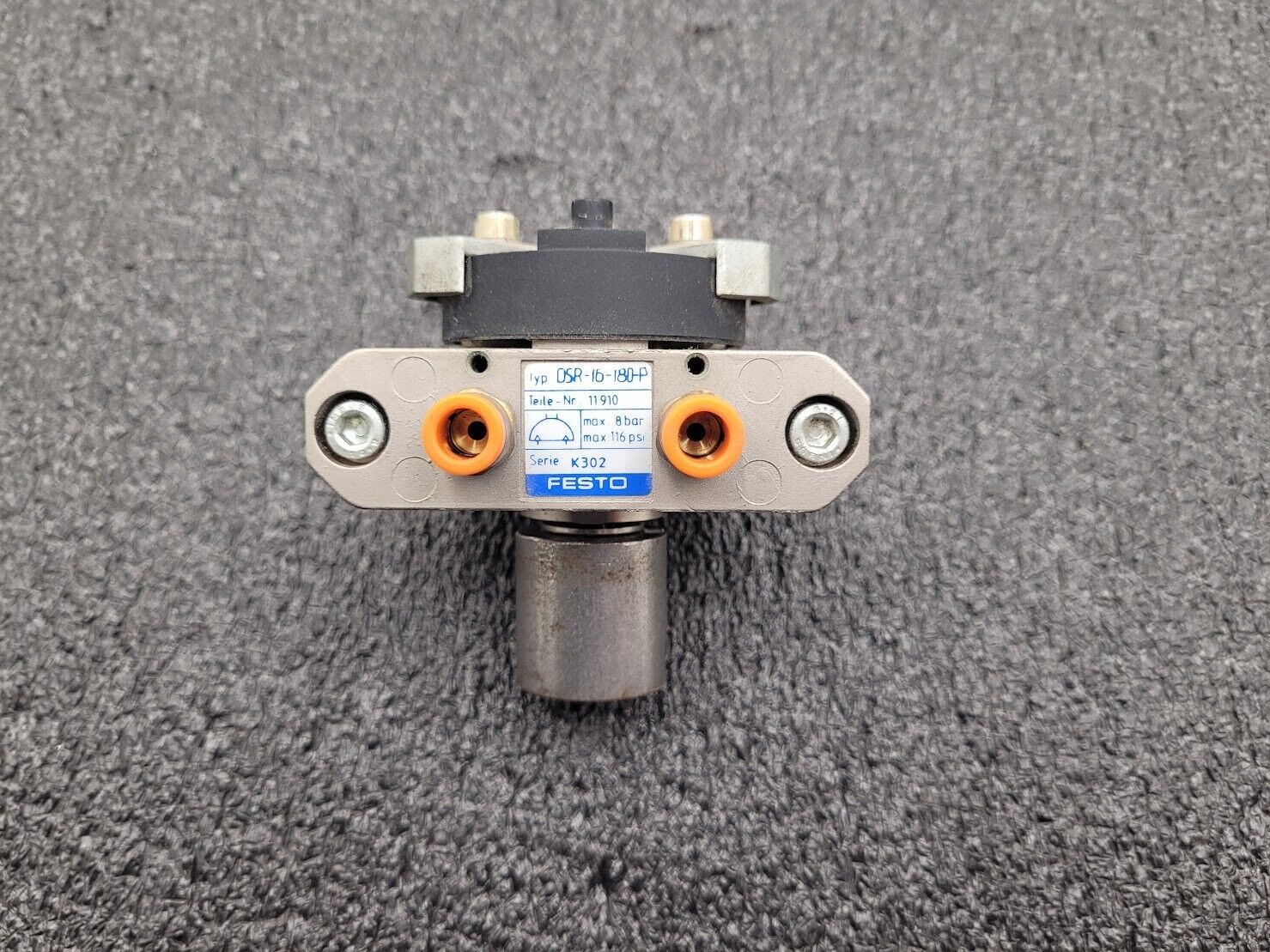 FESTO DSR-16-180-P Rotating Cylinder 116PSI 180 Degrees Adjustable Rotation