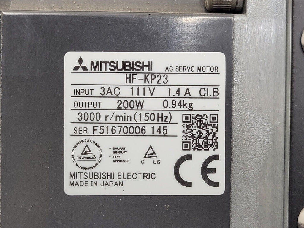 Mitsubishi 200W Servo Adjustable Width Control System HF-KP23 + MR-J3-20A Unit B