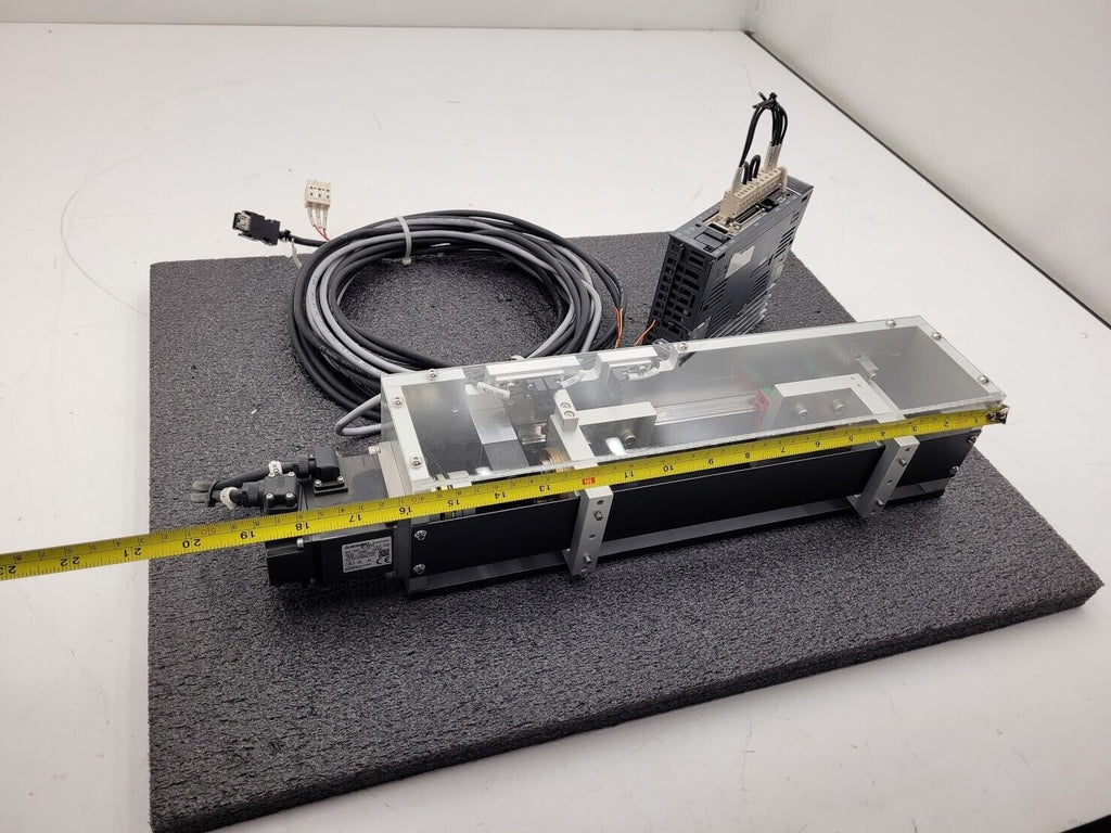 Mitsubishi 200W Servo Adjustable Width Control System HF-KP23 + MR-J3-20A Unit B