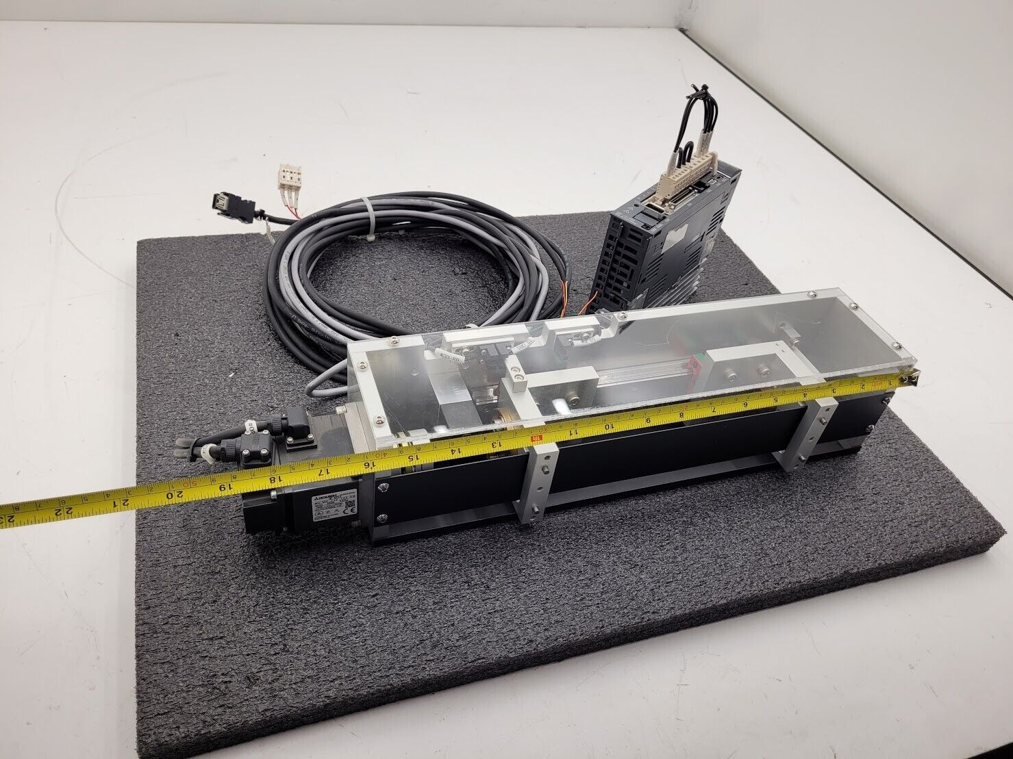 Mitsubishi 200W Servo Adjustable Width Control System HF-KP23 + MR-J3-20A Unit B