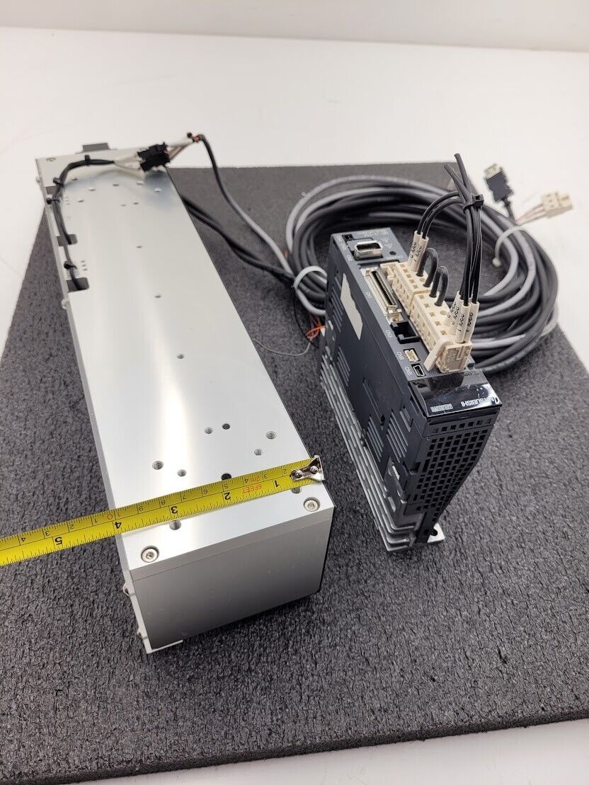 Mitsubishi 200W Servo Adjustable Width Control System HF-KP23 + MR-J3-20A Unit B