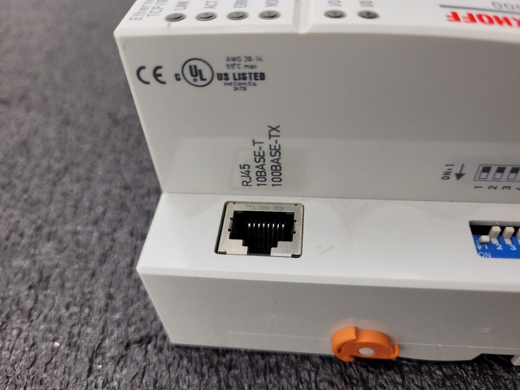 Beckhoff BK9000 Ethernet TCP/IP Coupler DIN Rail Mount 24VDC