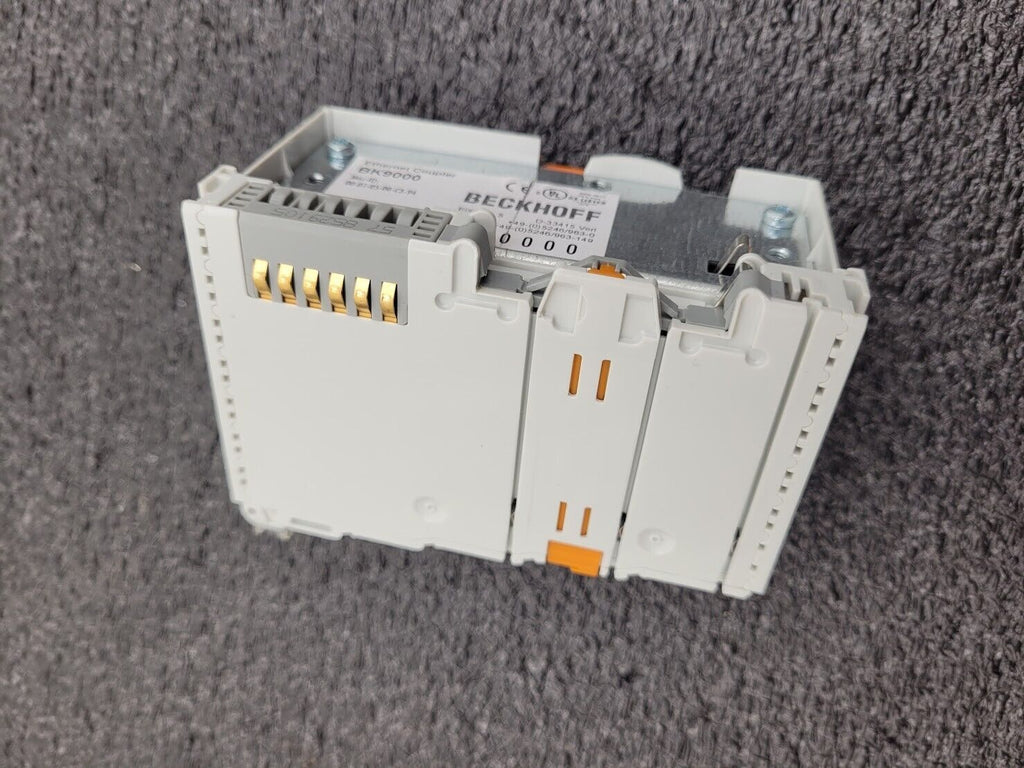 Beckhoff BK9000 Ethernet TCP/IP Coupler DIN Rail Mount 24VDC