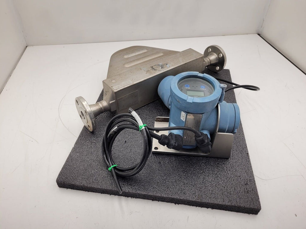 Micro Motion  Mass Flow Coriolis Meter Sensor R100S128NQBZEZZZZ 1" +Transmitter