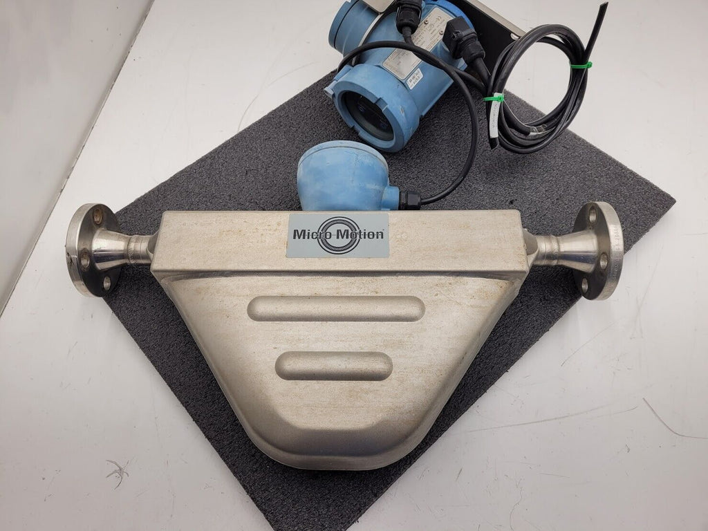 Micro Motion  Mass Flow Coriolis Meter Sensor R100S128NQBZEZZZZ 1" +Transmitter