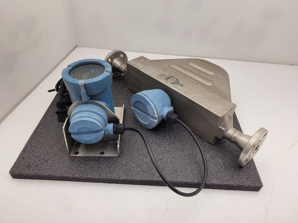 Micro Motion  Mass Flow Coriolis Meter Sensor R100S128NQBZEZZZZ 1" +Transmitter