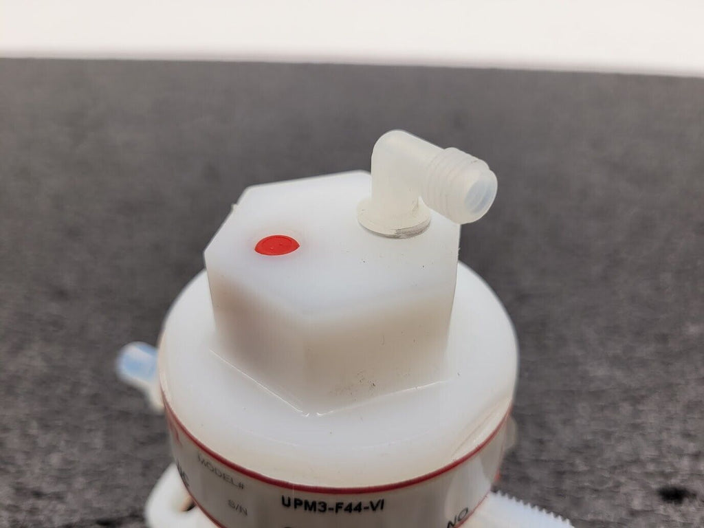 lot of 2 Furon High Purity Valve 1108555 + 1108547  1/4" Pneumatically Actuated
