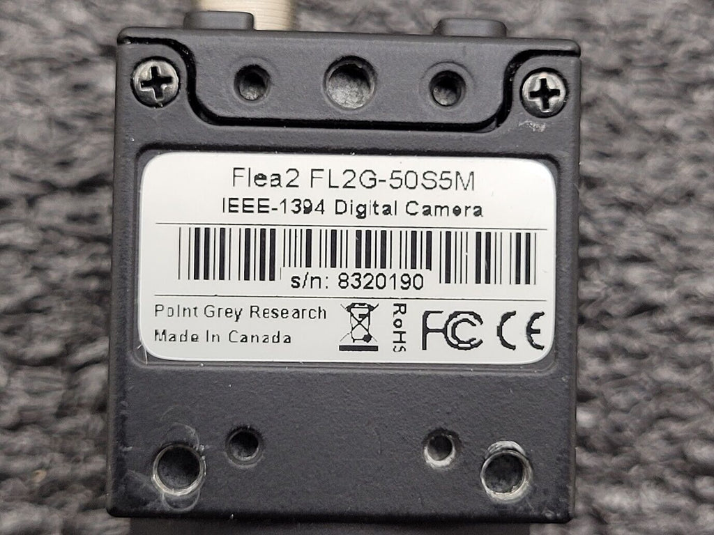 Point Grey Flea2 FL2G-50S5M IEEE-1394 Industrial Camera Navitar C-Mount Lens