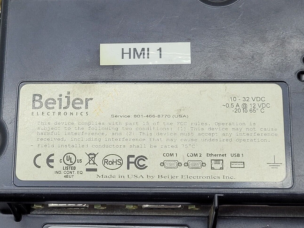 Beijer Electronics QSI QTERM-G72/3889R LCD Widescreen Graphic Touchscreen HMI A