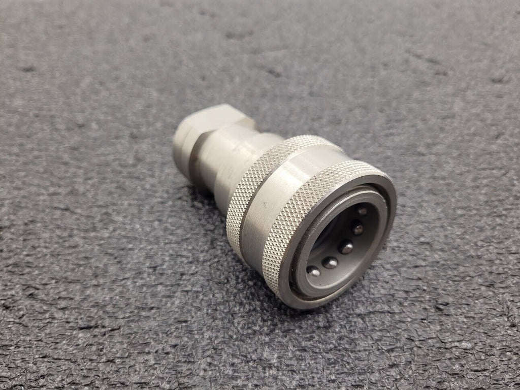 Parker 60 Series SH6-62 3/4" Female Quick Coupling 303 Stainless Steel