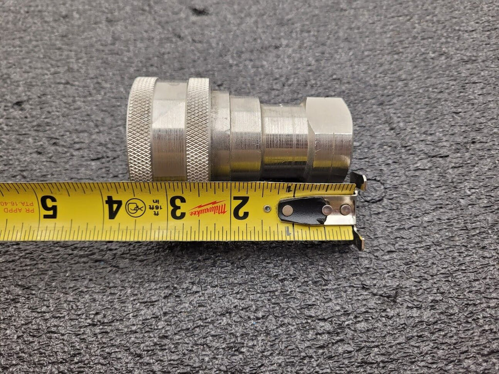 Parker 60 Series SH6-62 3/4" Female Quick Coupling 303 Stainless Steel