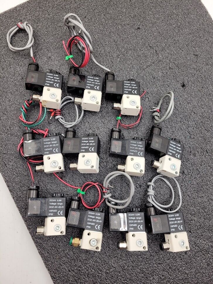 Lot of 11 Automation Direct AVP-31C1-24D NITRA Pneumatic Solenoid Valve 1/8" NPT