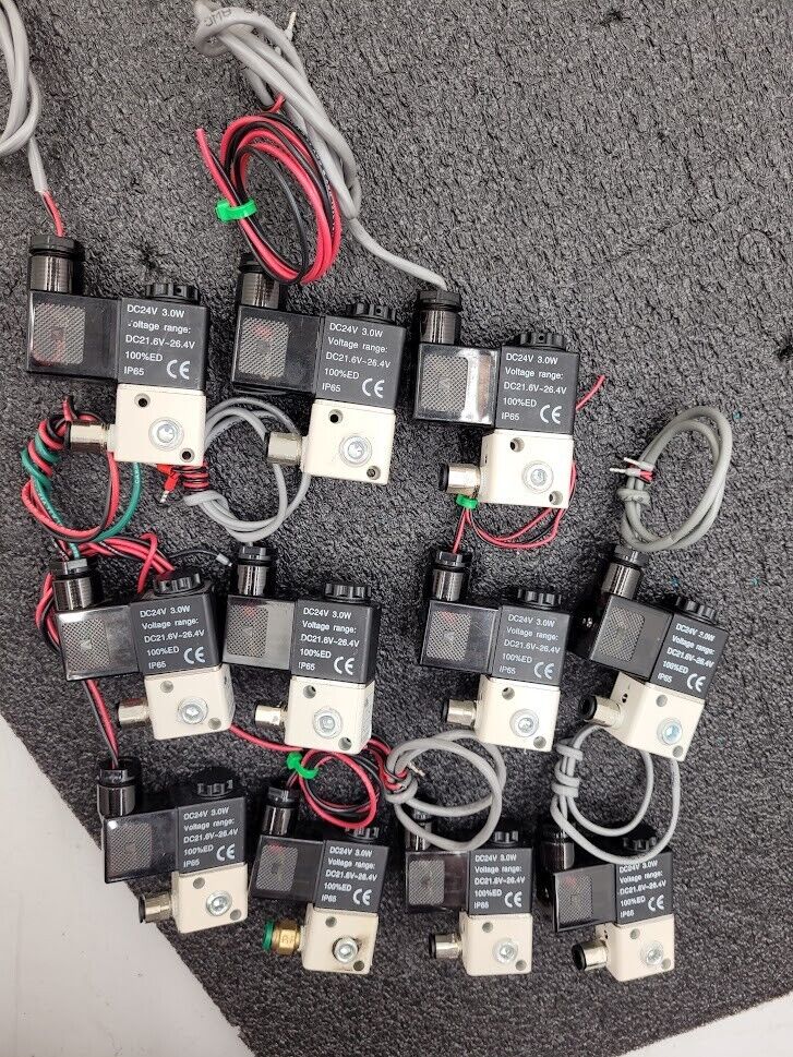 Lot of 11 Automation Direct AVP-31C1-24D NITRA Pneumatic Solenoid Valve 1/8" NPT