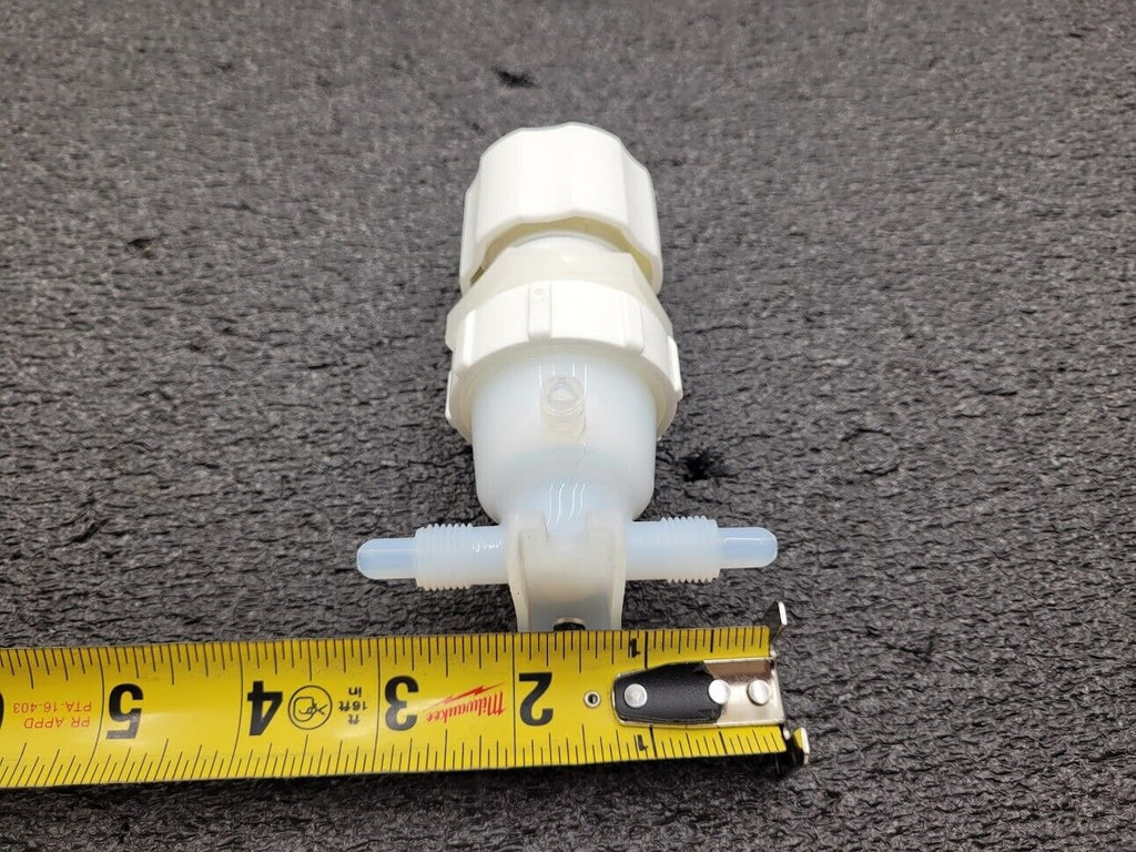 Entegris Fluoroware 201-97-01 2-Way Manual Diaphragm Valve 1/4" Flaretek Fitting