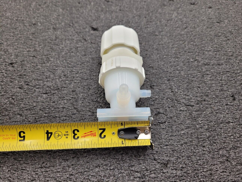 Entegris Fluoroware 201-97-01 2-Way Manual Diaphragm Valve 1/4" Flaretek Fitting