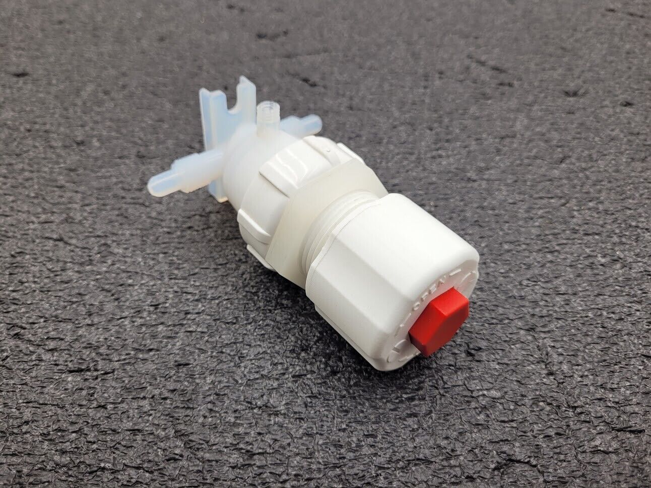 Entegris Fluoroware 201-97-01 2-Way Manual Diaphragm Valve 1/4" Flaretek Fitting