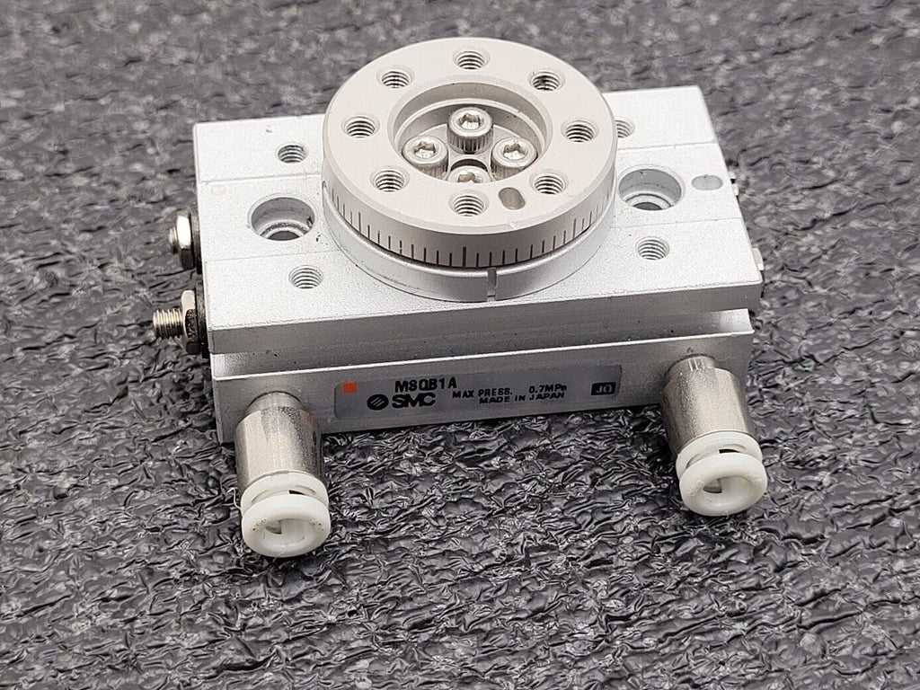 SMC MSQB1A Pinion Tiny Rotary Actuator Pneumatic Cylinder Table 1"x2"