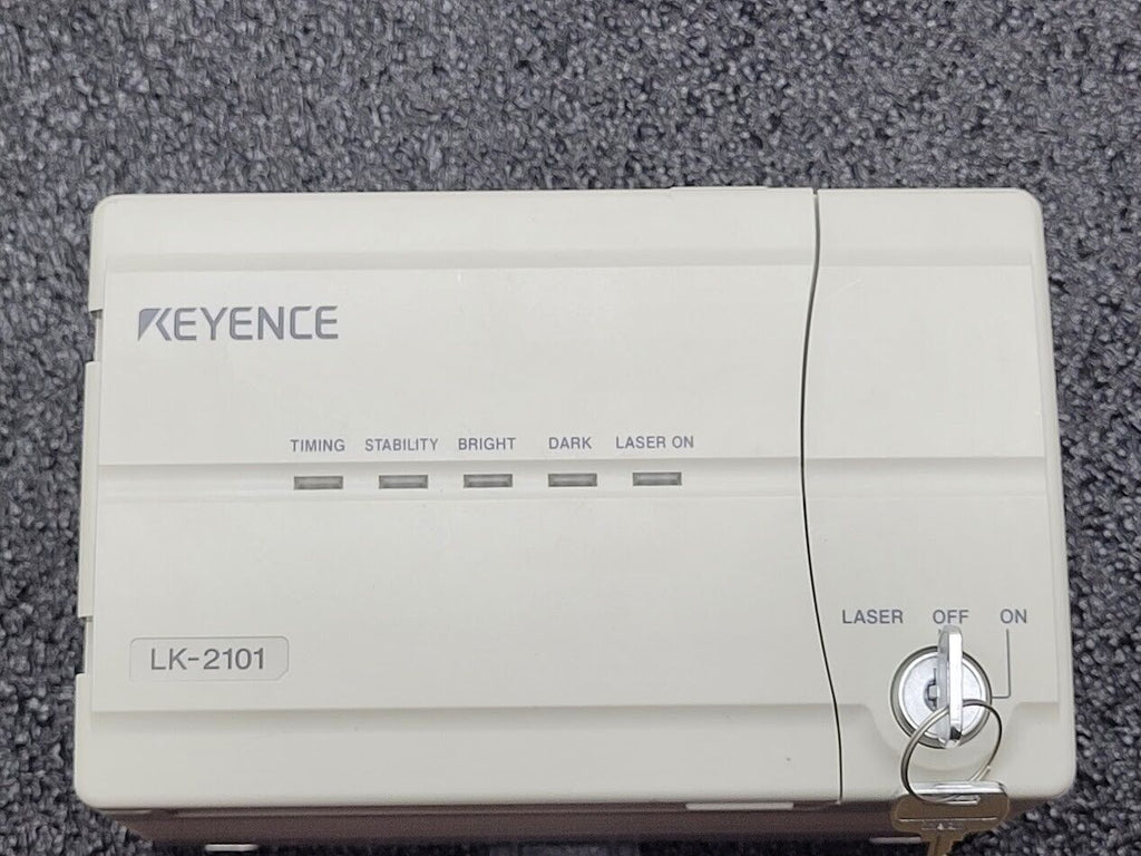 Keyence LK-2101 CCD Laser Displacement Controller LK-081 Laser Sensor, Tested