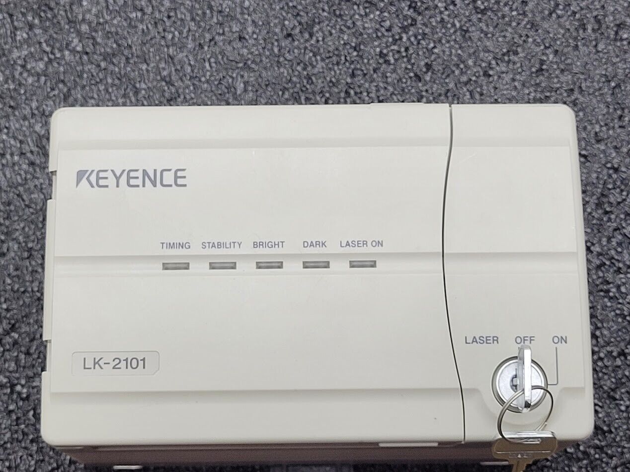 Keyence LK-2101 CCD Laser Displacement Controller LK-081 Laser Sensor, Tested
