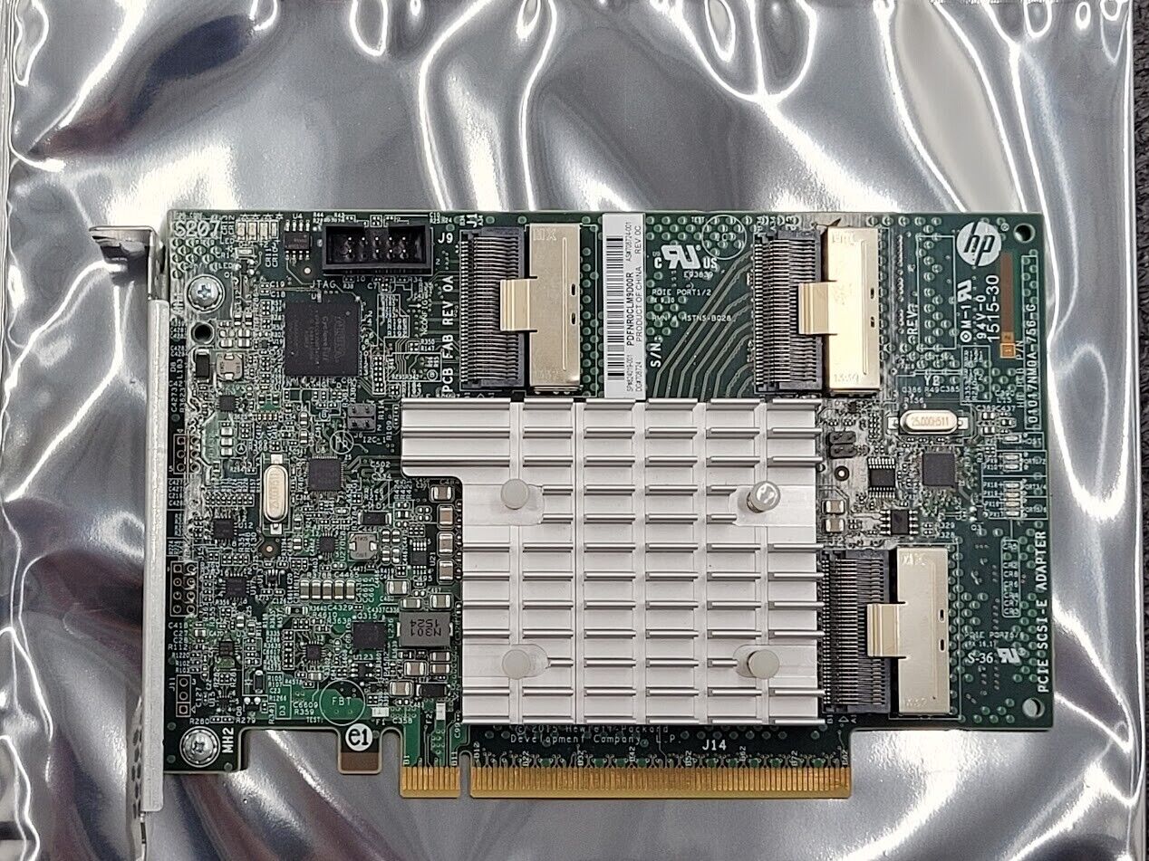 HP HPE 824019-001 708724-001 PCIe NVME RAID Bridge Controller Card DL380 G9 Pull