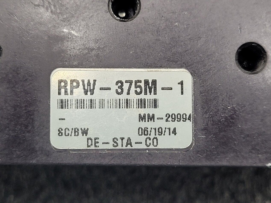 DE-STA-CO Robohand RPW-375M-1 Pneumatic Parallel Robot Gripper 1" Stroke 90ft/lb