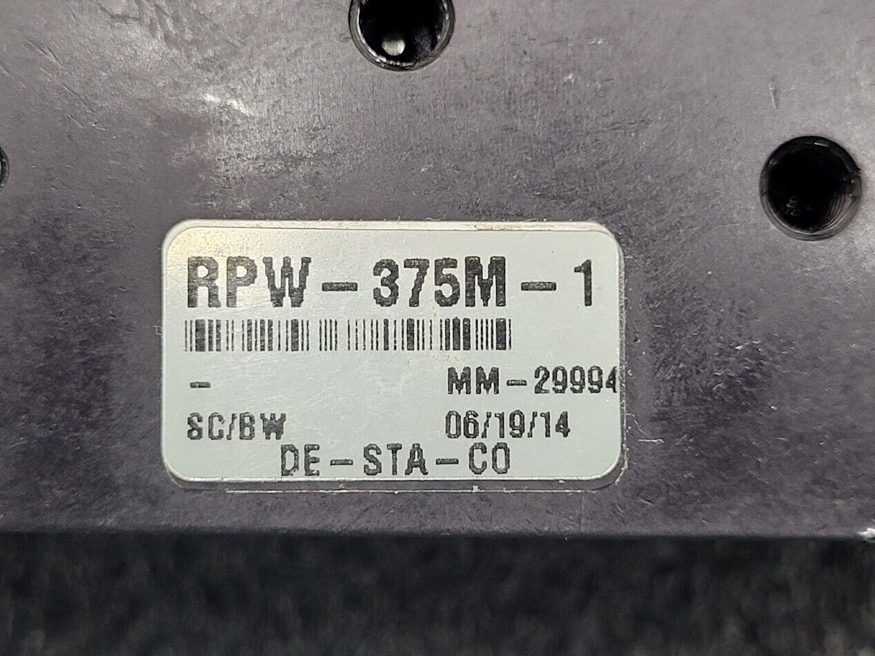 DE-STA-CO Robohand RPW-375M-1 Pneumatic Parallel Robot Gripper 1" Stroke 90ft/lb