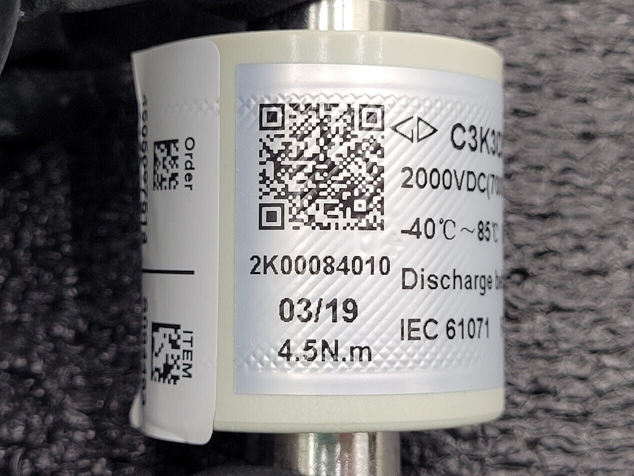 Lot of 7 Faratronic High Voltage Power Capacitors 2000VDC 0.05 uF