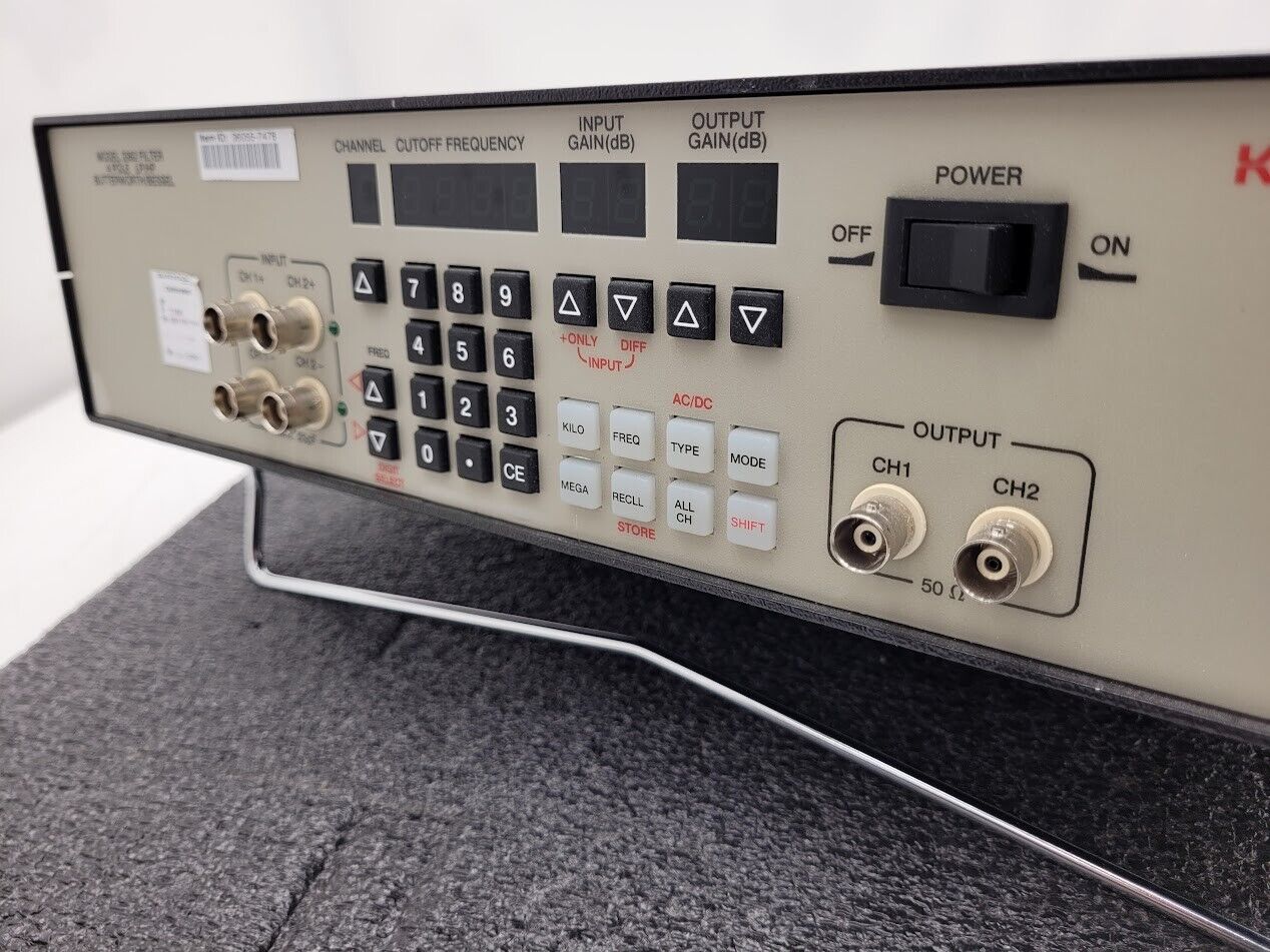 Krohn-Hite 3362 Dual Channel 4-Pole Filter 0.1Hz to 200KHz Butterworth/Bessel