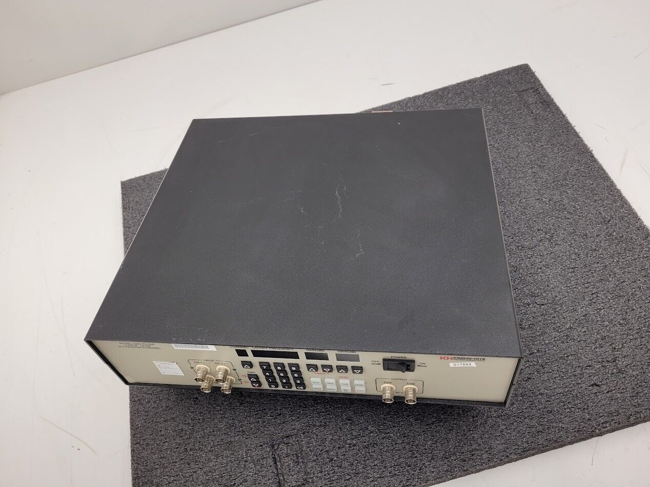 Krohn-Hite 3362 Dual Channel 4-Pole Filter 0.1Hz to 200KHz Butterworth/Bessel
