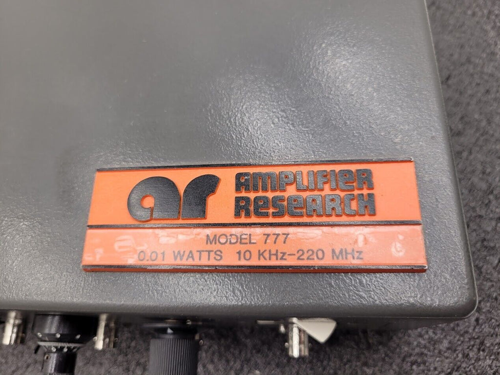 Amplifier Research Model 777 10kHz - 220MHz Solid State Leveling Preamplifier