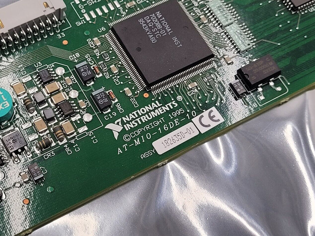 NI National Instruments AT-MIO-16DE-10 182635D-01 Analog DAQ Board ISA PC Card