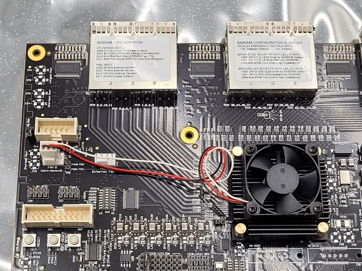 LSI SAS3x48 Eval L3-25259-01A Evaluation Board SFF-8644 12Gb/s SAS