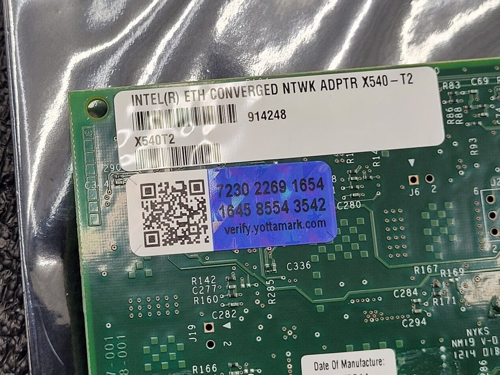 Intel X540-T2 10G Dual RJ45 Ports PCI-Express Ethernet Converged Network Adapter