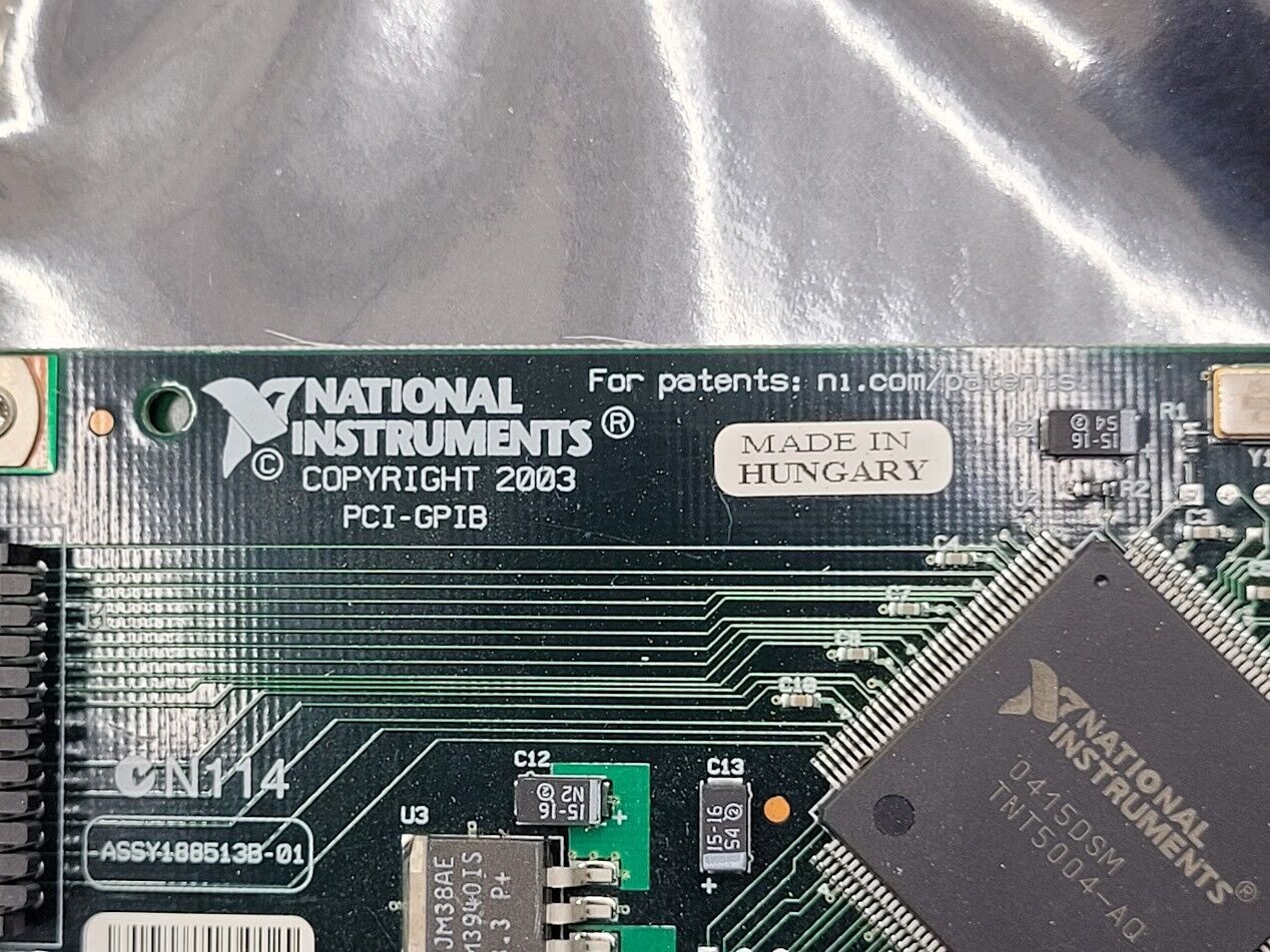 National Instruments NI PCI-GPIB Interface Adapter Card 188513B-01