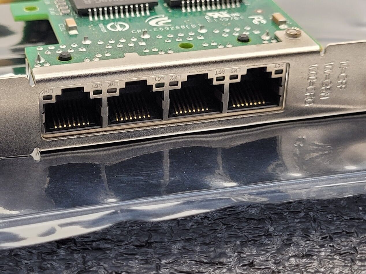 IBM 49Y4242 Intel I340-T4 Quad Port Ethernet Gigabit PCI Network Adapter