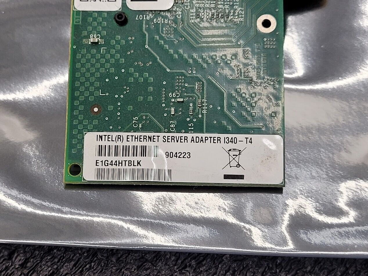 IBM 49Y4242 Intel I340-T4 Quad Port Ethernet Gigabit PCI Network Adapter