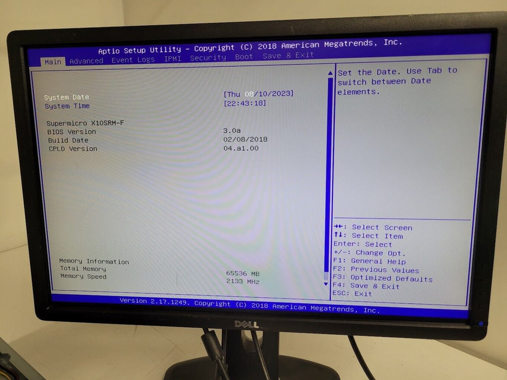 Supermicro X10SRM-F E5-2670V3 Intel C612 LGA2011-3 DDR4 ECC Motherboard 32GB Ram