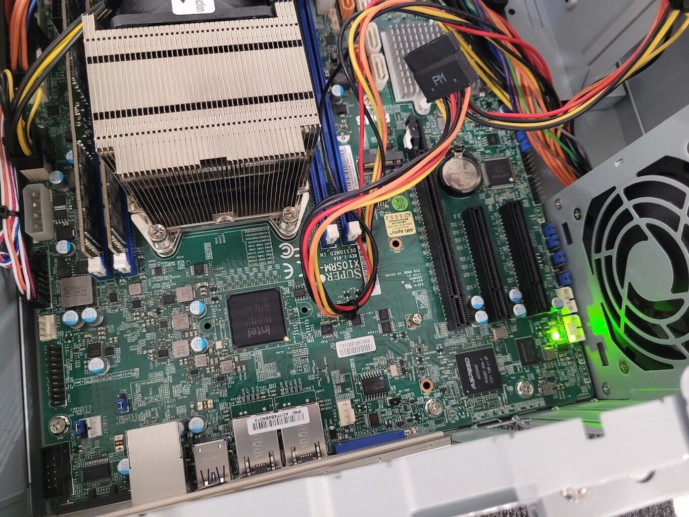 Supermicro X10SRM-F E5-2670V3 Intel C612 LGA2011-3 DDR4 ECC Motherboard 32GB Ram
